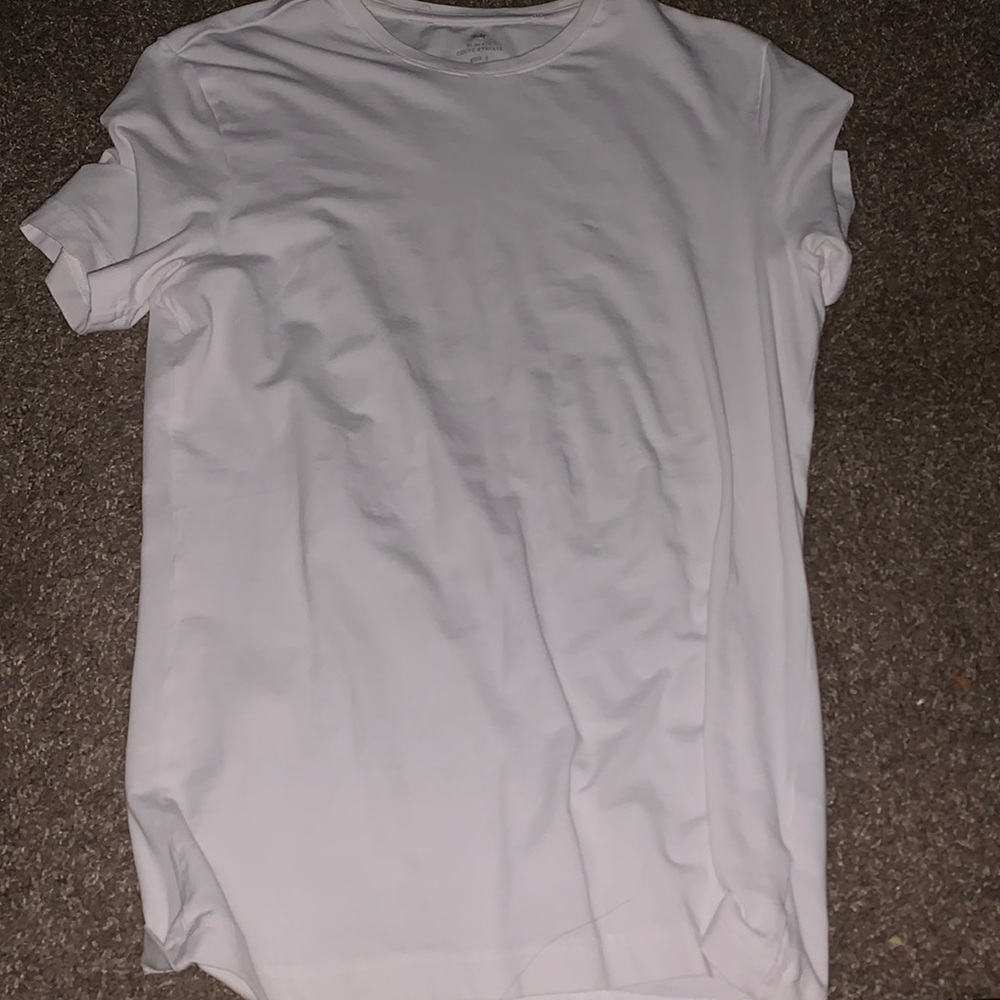 white tee